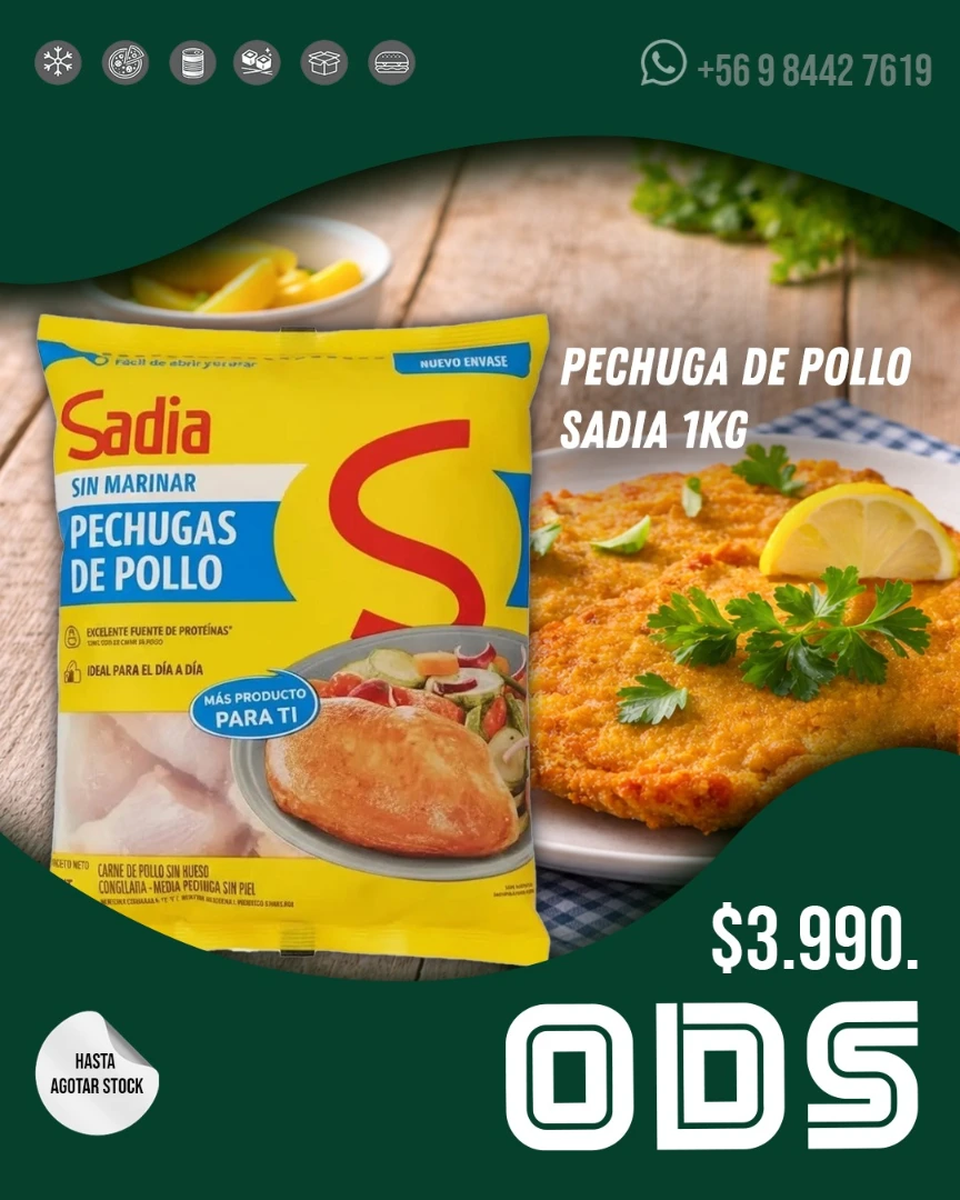PECHUGA POLLO SADIA 1KG